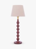 John Lewis Bobbin Table Lamp, Gloss Deep Red