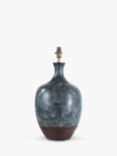 Matthew Williamson Reactive Glaze Ceramic Bottle Table Lamp Base, Blue