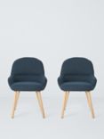 John Lewis Nesto Dining Chair, Set of 2, Blue