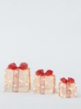 John Lewis 64 LED Presents, Set of 3