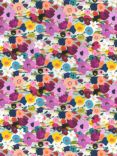 John Louden Floral Garden Cotton Lawn Fabric, Purple