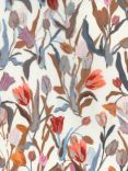 John Louden Tulips Cotton Lawn Fabric, Multi/Cream