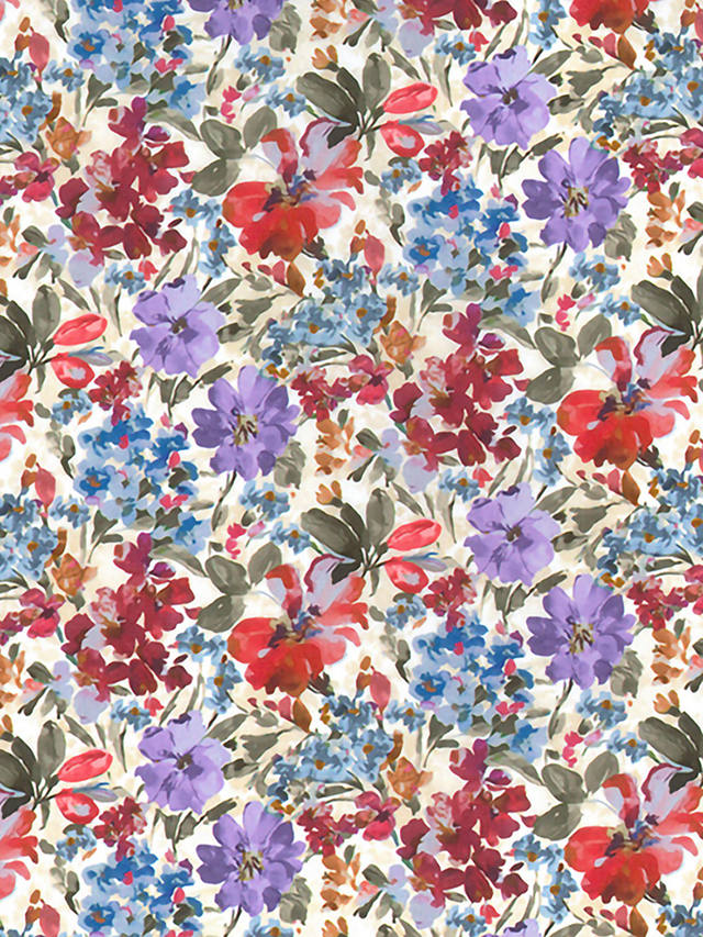 John Louden Warm Floral Cotton Lawn Fabric, Multi