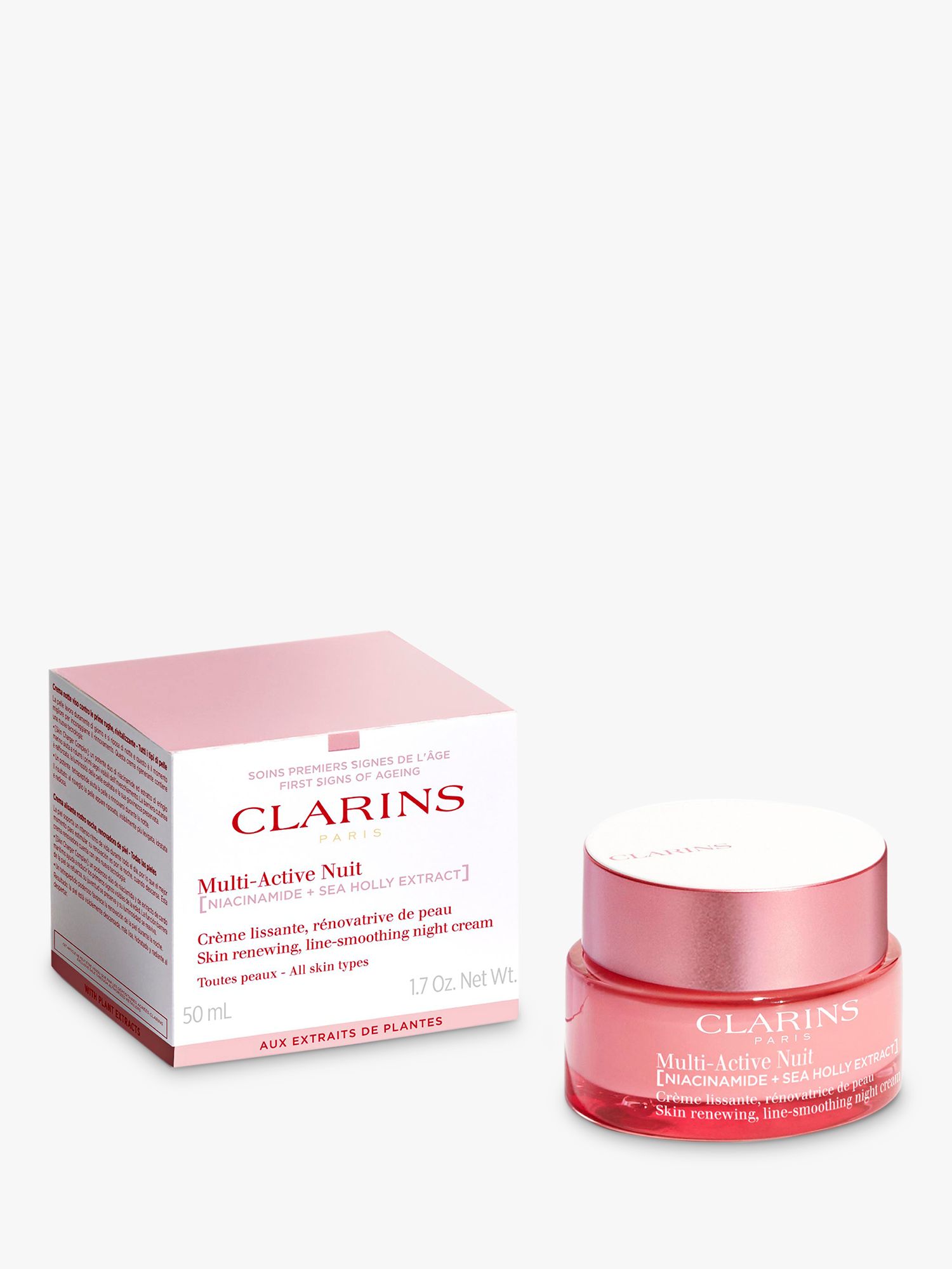 Clarins Multi-Active Night Cream, All Skin Types, 50ml