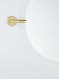 John Lewis Elegance Bathroom Mirror, Brushed Brass