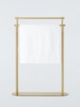 John Lewis Heritage Freestanding Double Towel Rail, Brass