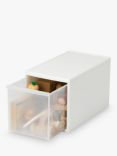 Like-it Stacking Plastic Storage Drawer, H25.5cm, Clear