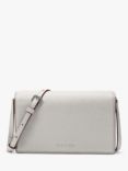 Michael Kors Jet Set Leather Crossbody Bag, Aluminum