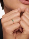Monica Vinader Lab Grown Diamond Siren Gemstone Cluster Ring, Gold