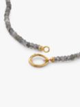 Monica Vinader Capture Labradorite Beaded Necklace, Gold