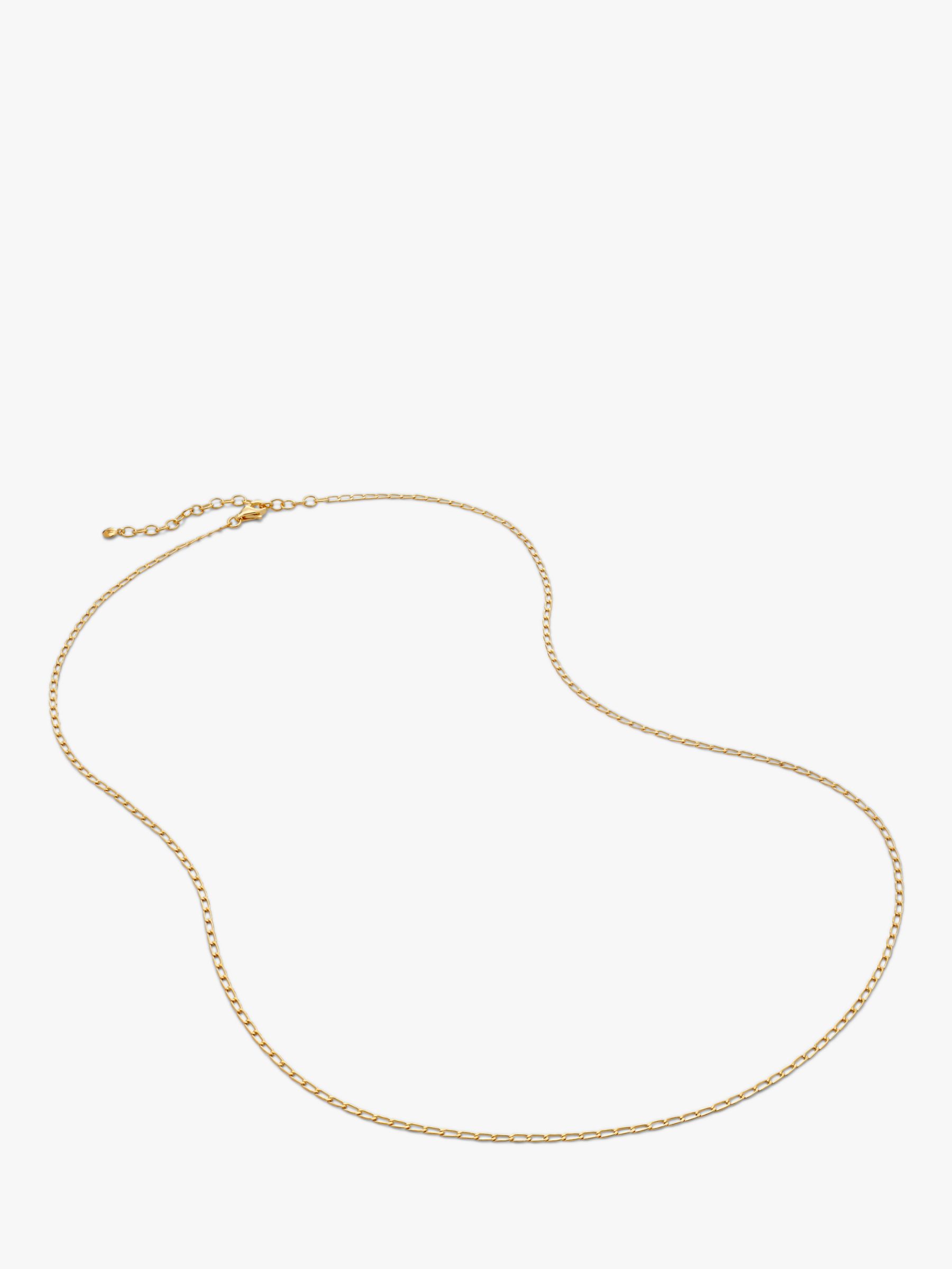 Monica Vinader Open Link Necklace, Gold