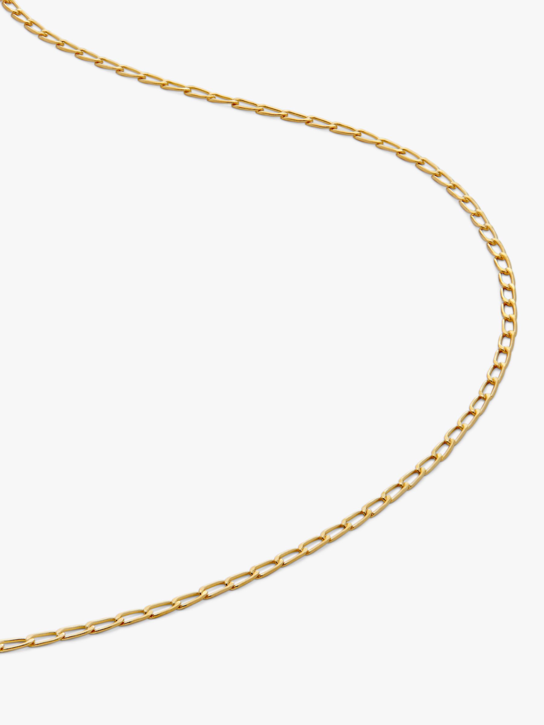 Monica Vinader Open Link Necklace, Gold