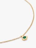Monica Vinader Siren Gemstone Necklace, Gold