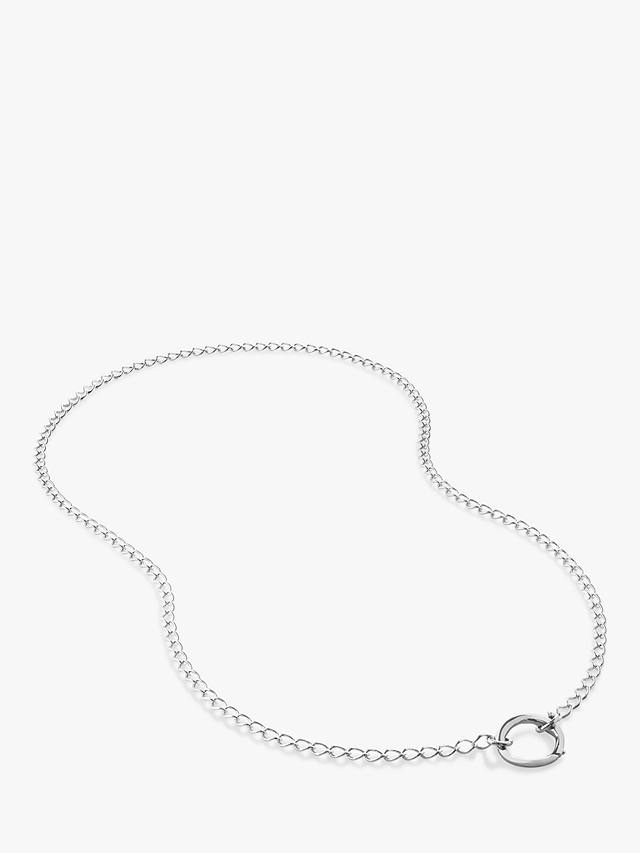 Monica Vinader Capture Chain Necklace, Silver