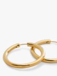 Monica Vinader Essential Click Large Hoop Earrings, Gold