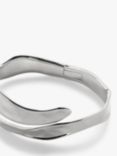 Monica Vinader The Wave Open Bold Cuff, Silver