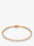 Monica Vinader Diamond Tennis Bracelet, Gold