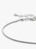 Monica Vinader Round Snake Chain Bracelet, Silver