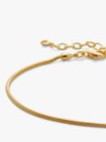 Monica Vinader Round Thin Snake Chain Bracelet, Gold