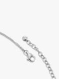 Monica Vinader Curb Twist Chain Bracelet, Silver