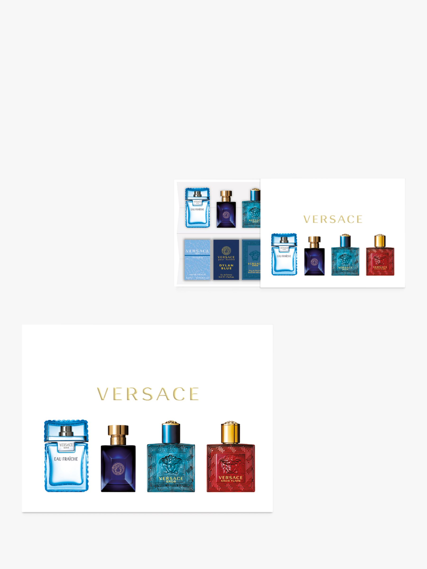 Versace Men's Mini Fragrance Gift Set, 4 x 5ml 1