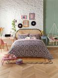 Night Lark Eleanor Bowmer Leopard Coverless Duvet & Pillowcase Set, 10.5 Tog, Multicolour