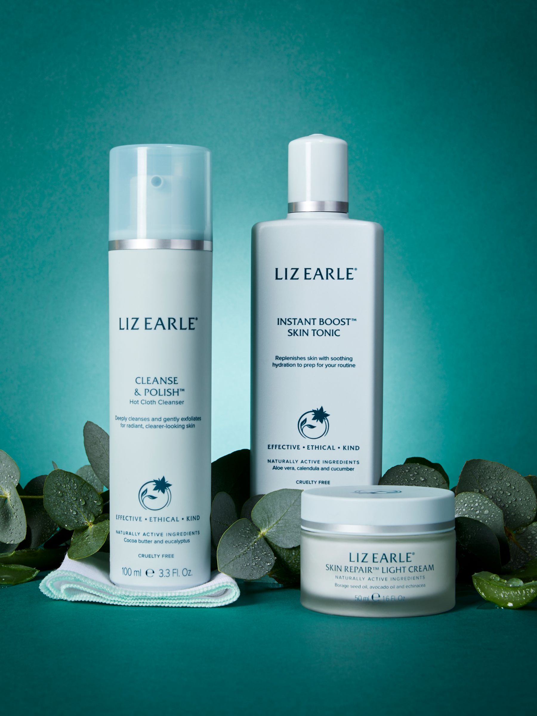 Liz Earle Hydration Boosting Routine Skincare Gift Set 4