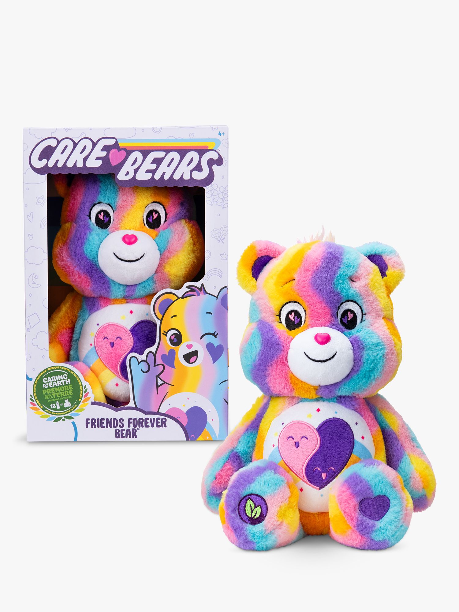 Care Bears 14 Share Bear Plush - NEW Denim Design - Eco-Friendly Material!  