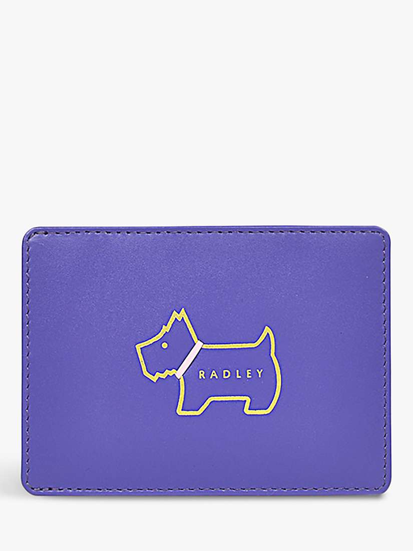 Buy Radley Heritage Dog Outline Small Travel Cardholder, Aurora Online at johnlewis.com