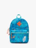 Herschel Supply Co. Kids' Shark Print Backpack, Blue/Multi