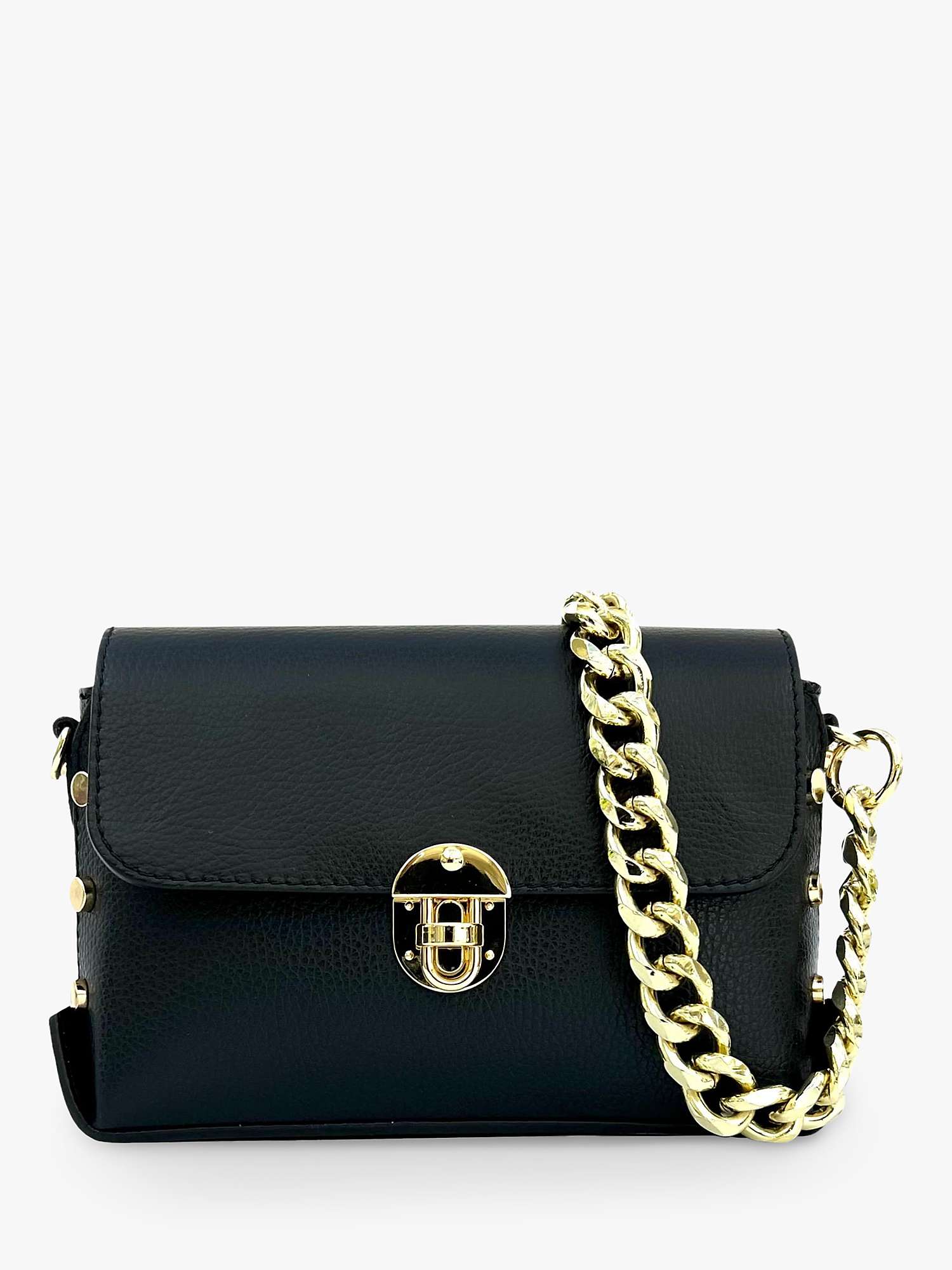 Buy Apatchy The Bloxsome Chain Strap Leather Cross Body Bag Online at johnlewis.com