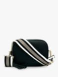 Apatchy Stripe Strap Leather Crossbody Bag