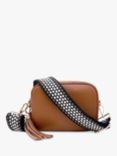 Apatchy Dots Strap Leather Crossbody Bag