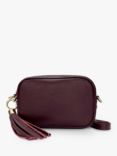 Apatchy The Mini Tassel Leather Crossbody Phone Bag, Port