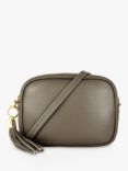 Apatchy Leather Crossbody Bag, Latte
