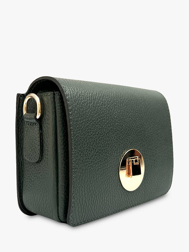 Apatchy The Newbury Leather Crossbody Bag, Racing Green