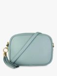 Apatchy Leather Crossbody Bag, Pale Blue