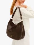 Apatchy The Harriet Slouchy Leather Shoulder Bag, Black
