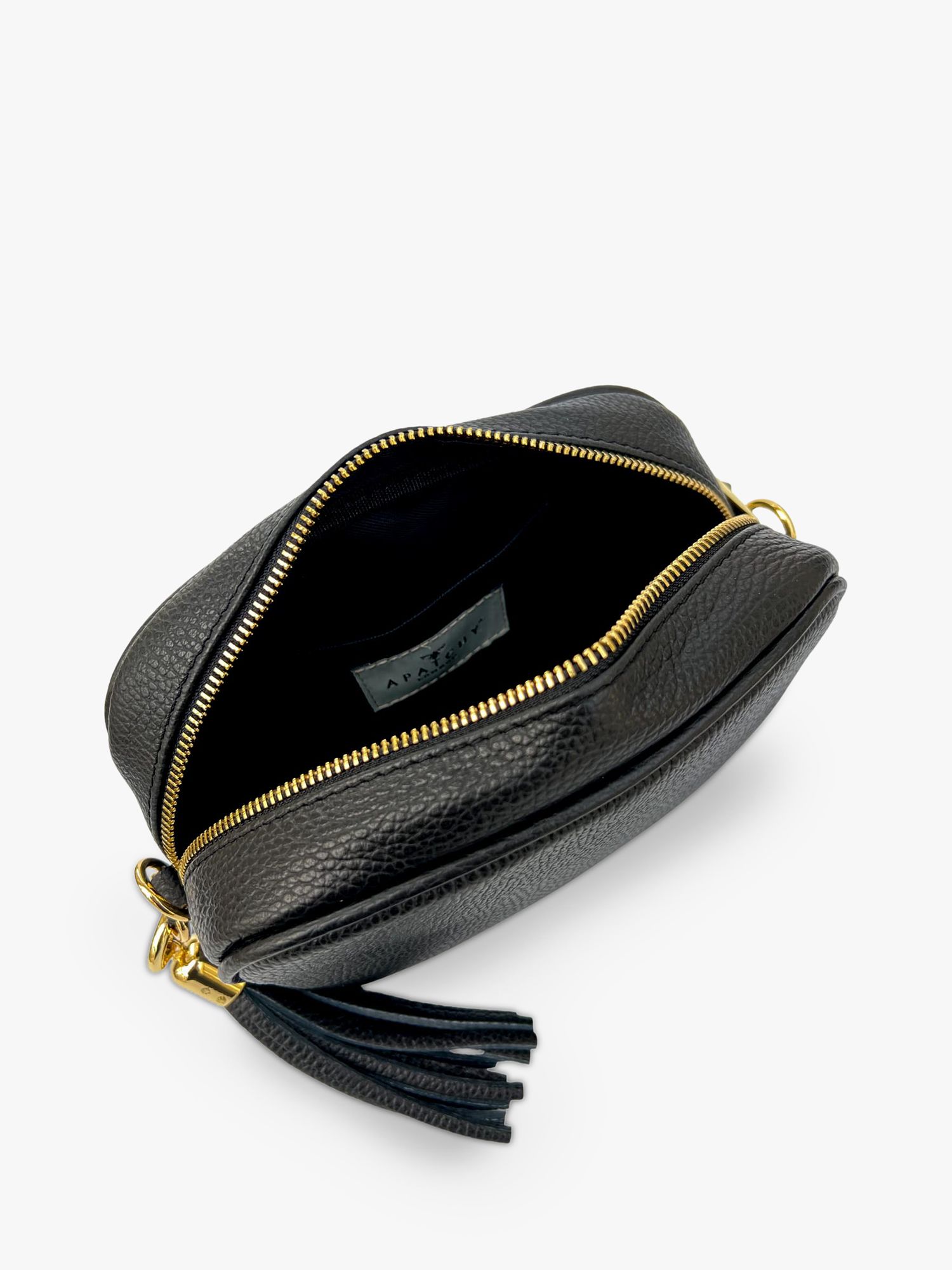 Buy Apatchy Chevron Strap Leather Cross Body Bag Online at johnlewis.com