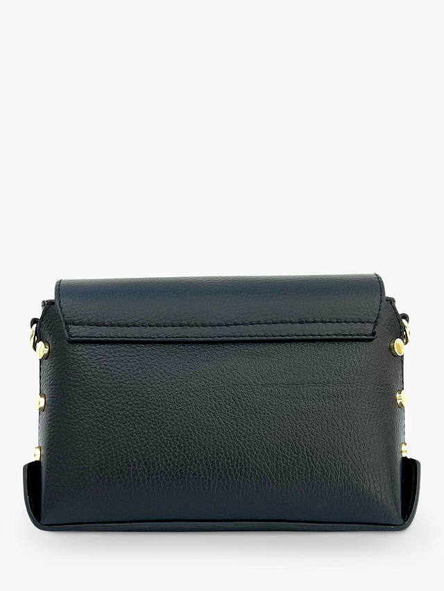 Apatchy The Bloxsome Leather Crossbody Bag, Black