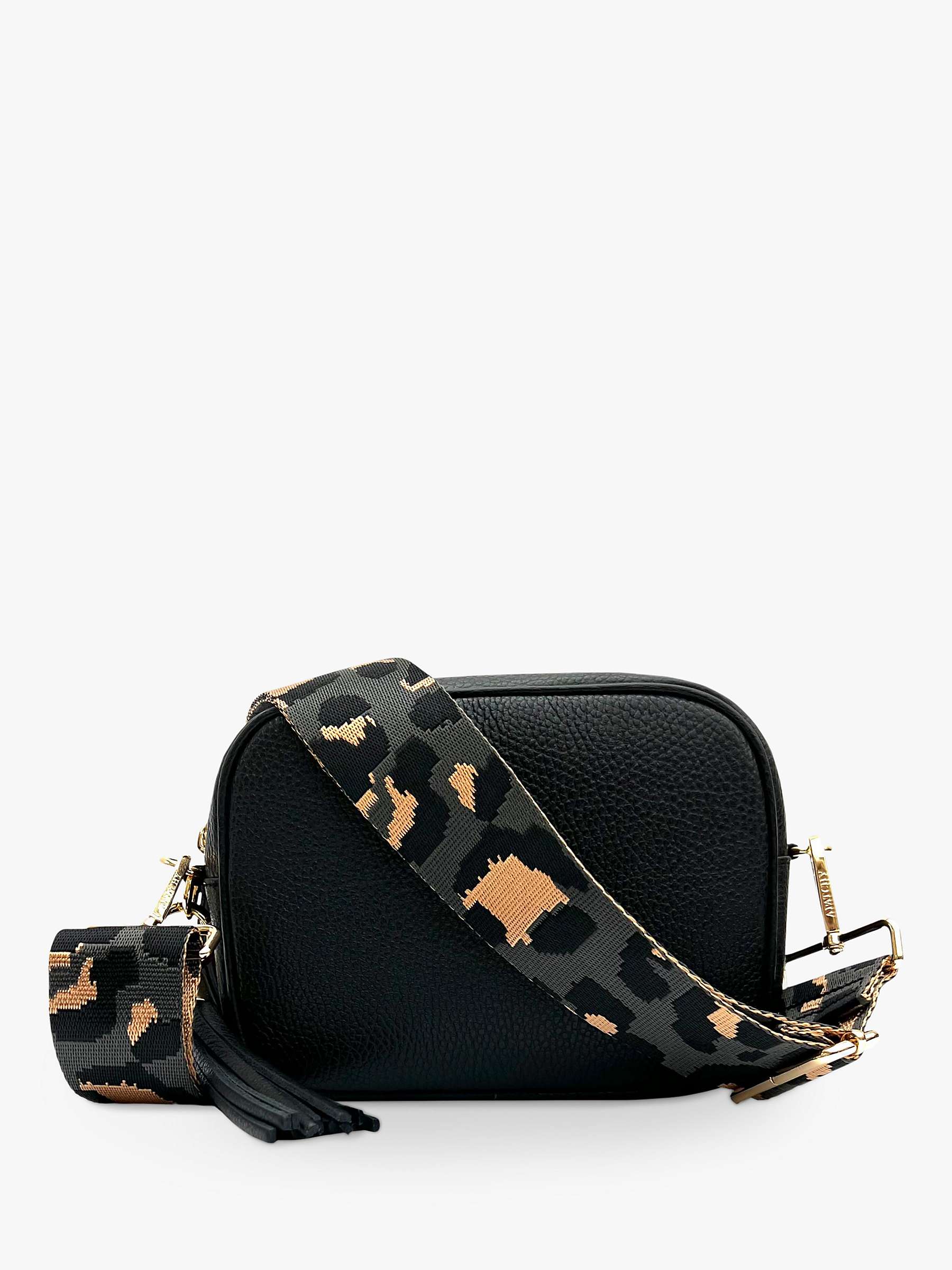 Buy Apatchy Leopard Print Strap Leather Cross Body Bag Online at johnlewis.com