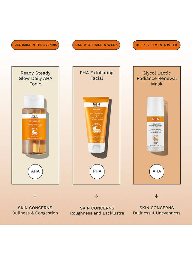 REN Clean Skincare Radiance PHA Exfoliating Facial, 50ml 6