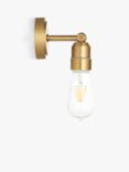 John Lewis Fenchurch Wall Light, Satin Brass