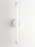 John Lewis Deco Rod LED Bathroom Wall Light, Chrome