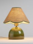 John Lewis Evie Table Lamp, Green Ombre