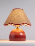 John Lewis Evie Table Lamp, Red Ombre