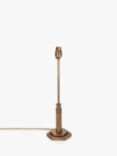 John Lewis Hex Table Lamp Base, Aged Brass