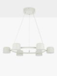 John Lewis Pivot LED Hoop Pendant Ceiling Light, Greige