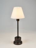 John Lewis Grainger Rechargable Portable Table Lamp, Bronze