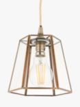 John Lewis ANYDAY Timeless Lantern Shade, Brass